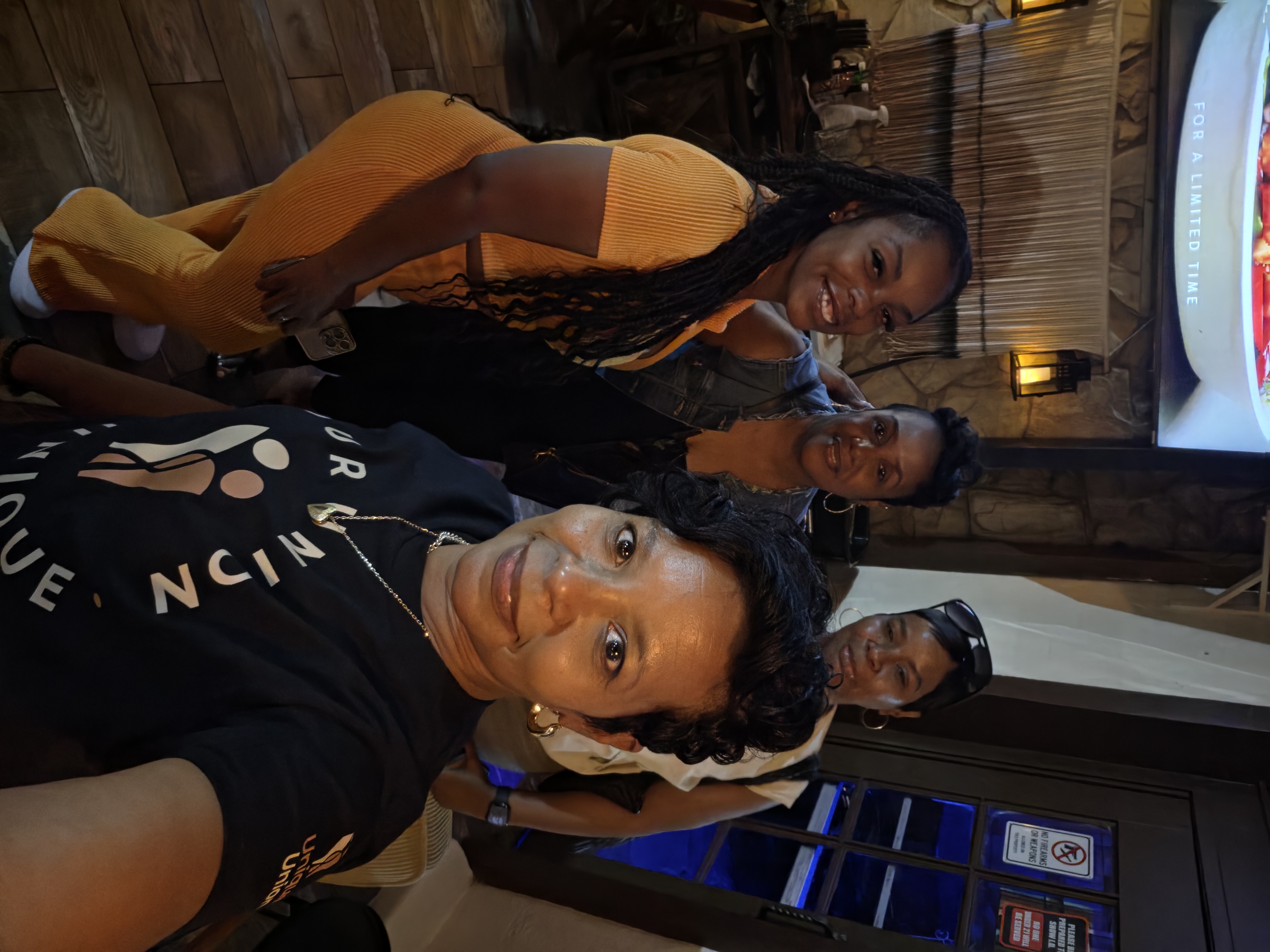 Precious connecting with guests at a Unique Union Live Experience